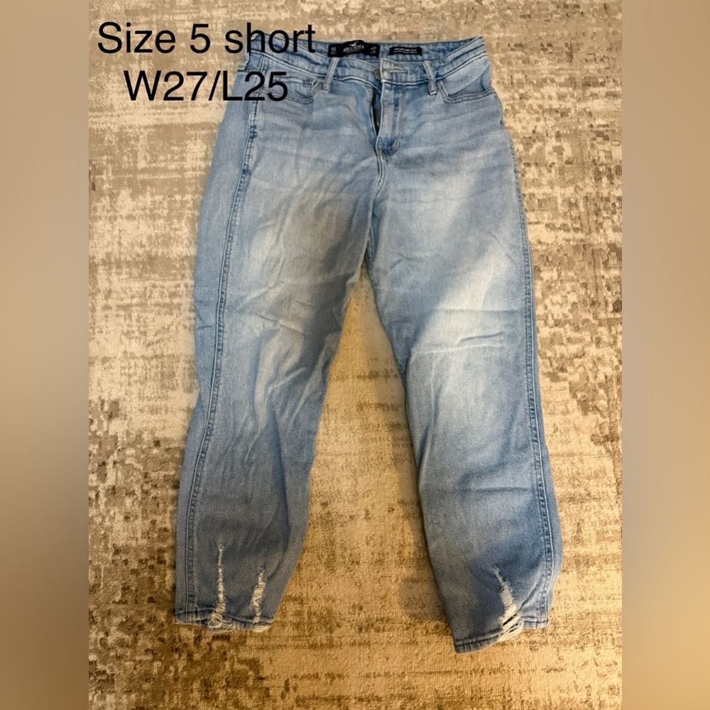 Hollister Light Blue High-Rise Jeans